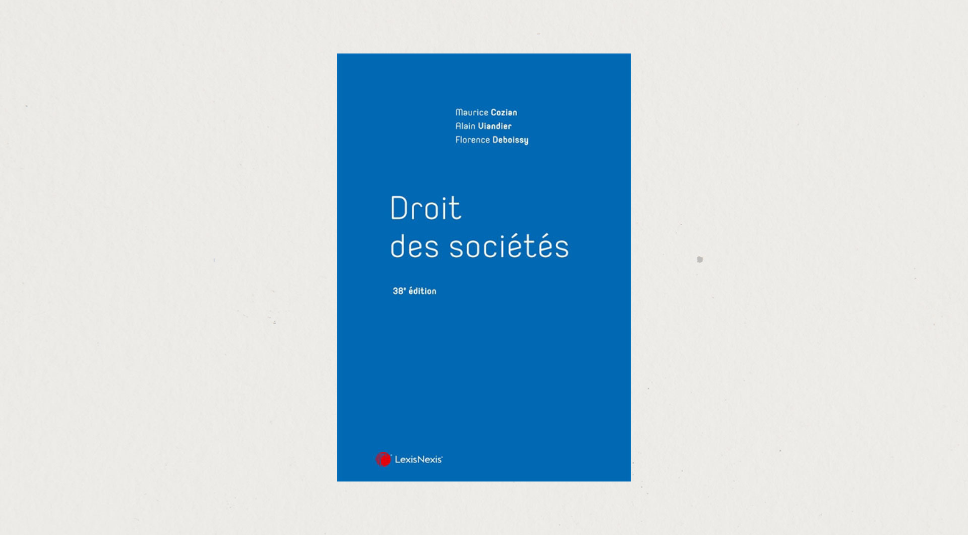 Illustration de l'article Droit des sociétés - 38e éd.